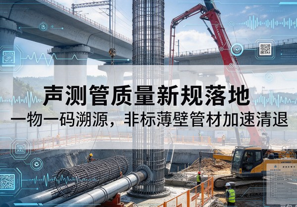 滦南声测管质量新规落地，一物一码溯源，非标薄壁管材加速清退